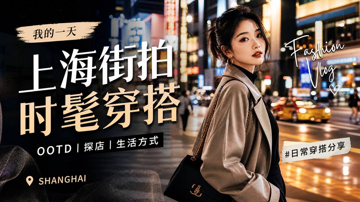 抖阴时尚视频-上海街拍穿搭视频