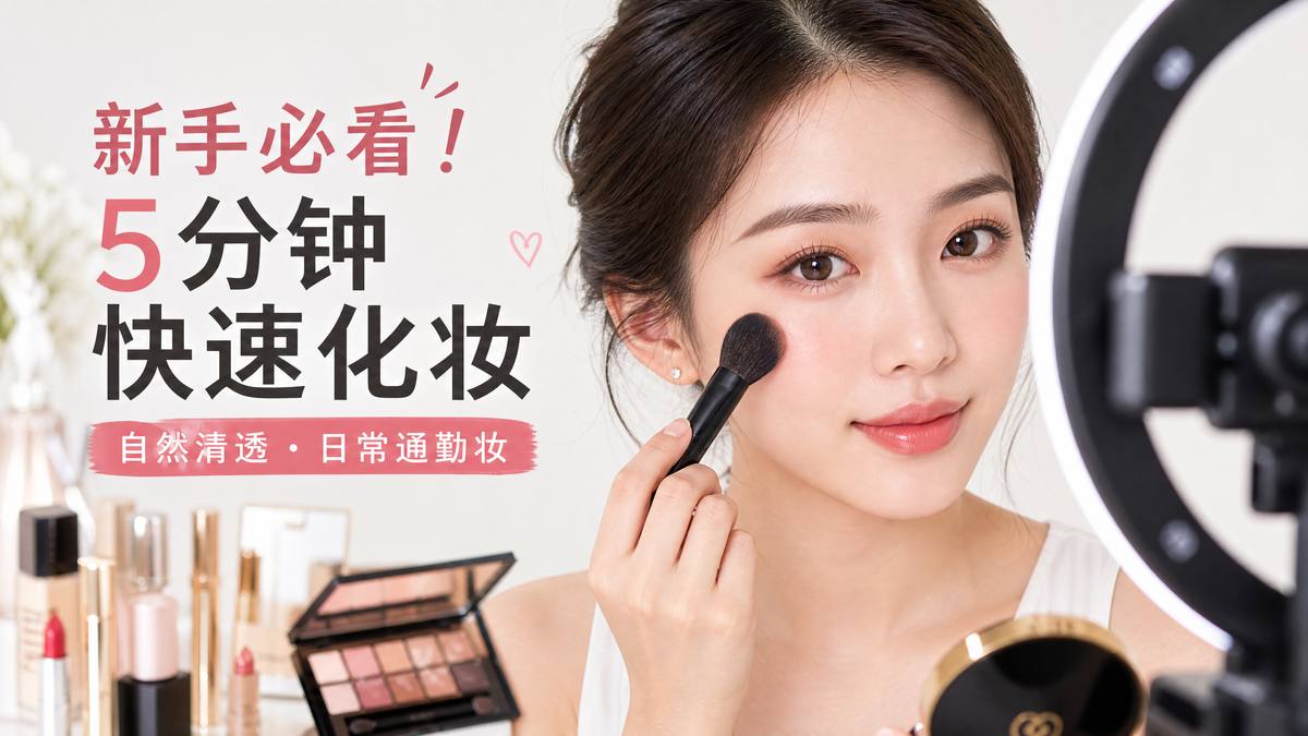 抖阴美妆视频-5分钟快速化妆视频教程